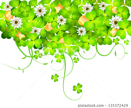 St. Patrick Day Frame 135372429