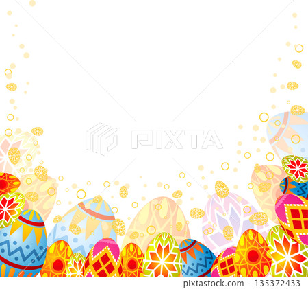 Easter frame Easter frame 135372433