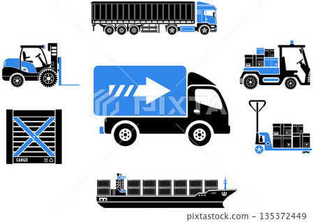 Cargo Delivery Concept 135372449