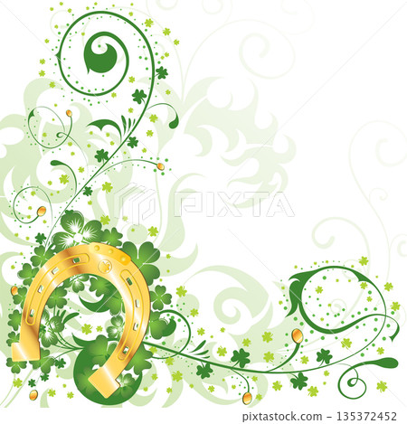 St. Patrick's Day Frame 135372452