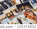 Beautiful printed wedding photos. 135373032