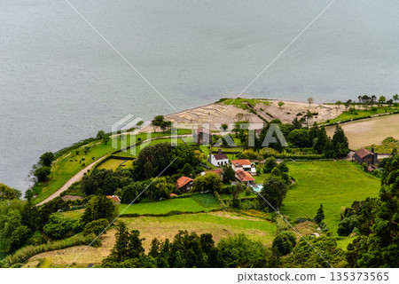 Sao Miguel Island Coastal Landscape. Azores 135373565