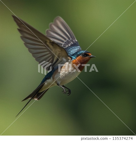 飛燕插畫設計素材 飛燕插畫設計素材 135374274