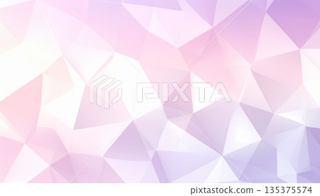 淡紫色漸層低多邊形幾何圖案背景素材 淡紫色漸層低多邊形幾何圖案背景素材 135375574