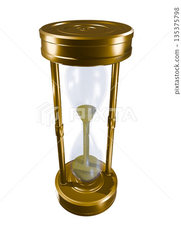 Hourglass sand clock sand glass (transparent material) Hourglass sand clock sand glass (transparent material) 135375798