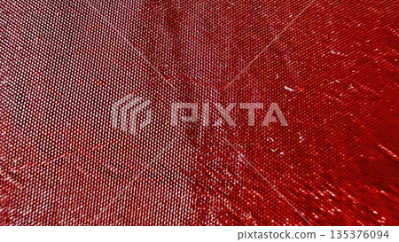 vibrant red dotted mesh texture with shimmering wavy gradient for abstract wallpaper or banner background vibrant red dotted mesh texture with shimmering wavy gradient for abstract wallpaper or banner background 135376094