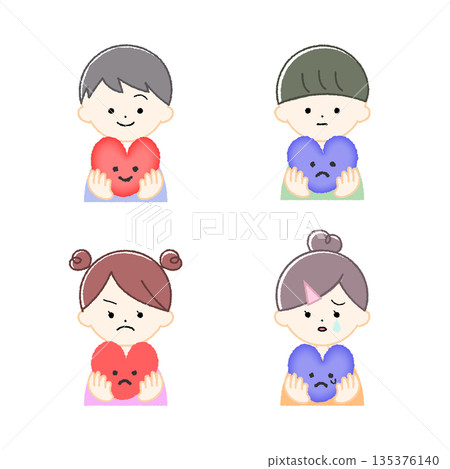 Child with heart 135376140