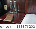 Notebook and mineral water 135376202