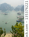 Halong Bay, a sightseeing boat touring the World Heritage islands 135376221