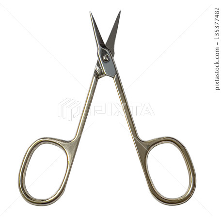 Manicure nail care scissors grooming tool with transparent background Manicure nail care scissors grooming tool with transparent background 135377482