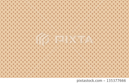 Vintage brown wallpaper with faded star marks on the side 135377666