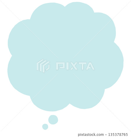 A simple, hand-drawn downward-facing speech bubble (light blue, no border) A simple, hand-drawn downward-facing speech bubble (light blue, no border) 135378765