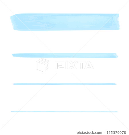 Hand-drawn underline marker set for highlighting, highlighting important points, borders, and text emphasis. Hand-drawn underline marker set for highlighting, highlighting important points, borders, and text emphasis. 135379078