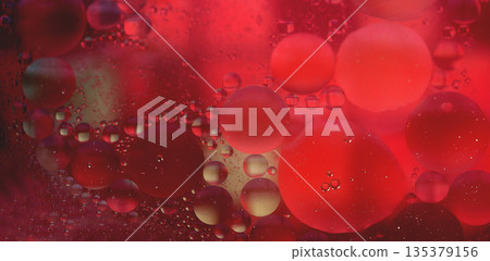 Abstract Teal and Orange Oil Bubbles Creating Cinematic Liquid Background Abstract Teal and Orange Oil Bubbles Creating Cinematic Liquid Background 135379156