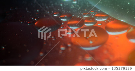 Soft Coral Oil Spheres In Water Dreamscape Soft Coral Oil Spheres In Water Dreamscape 135379159