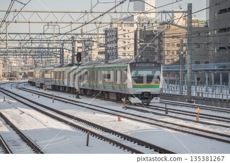 [上野東京線E233系列禦徒町站] 135381267