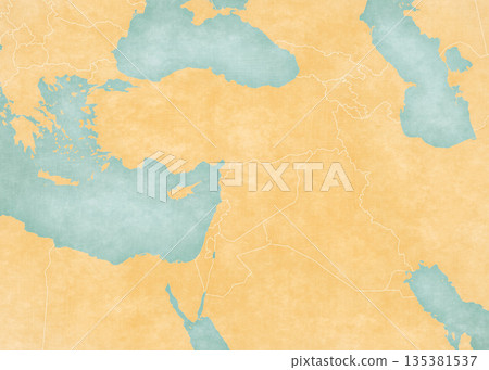 Map of Near East - Blank map Map of Near East - Blank map 135381537