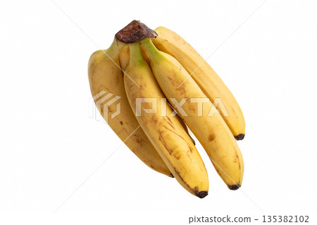 Banana bunch. Banana fruit clipping path Banana bunch. Banana fruit clipping path 135382102