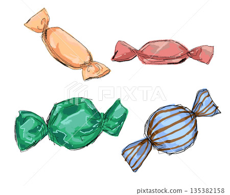 Illustration of candy Illustration of candy 135382158