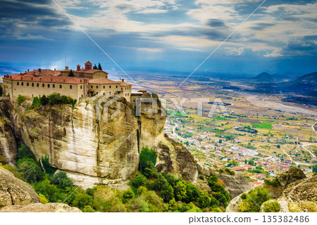 Monastery of St. Stephen in Meteora, Greece 135382486