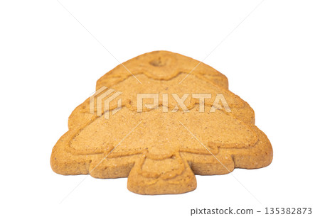 gingerbread cookie isolated gingerbread cookie isolated 135382873