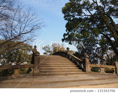 Spectacles Bridge (Isahaya Park, Isahaya City, Nagasaki Prefecture) Spectacles Bridge (Isahaya Park, Isahaya City, Nagasaki Prefecture) 135383706