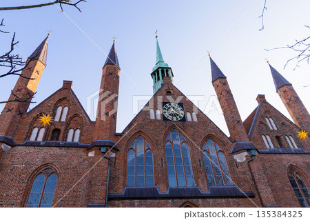 Heligen Geist hospital or Holy Spirit Hospital in Lubeck, Germany 135384325