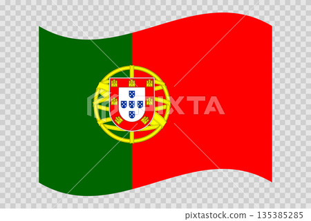Flag of Portugal. Portuguese national symbol in official colors. Template icon. Abstract vector background Flag of Portugal. Portuguese national symbol in official colors. Template icon. Abstract vector background 135385285