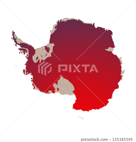 Map of Antarctica, sign silhouette. World Map Globe. Vector Illustration isolated on transparent background. Antarctic continent Map of Antarctica, sign silhouette. World Map Globe. Vector Illustration isolated on transparent background. Antarctic continent 135385595
