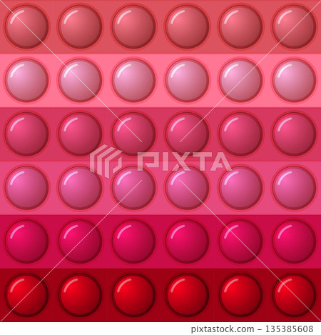Seamless pattern with trendy game pop it, simple dimple. Rainbow fidget toy. Colorful antistress background. Doodle style. Bubbles popping square shape Seamless pattern with trendy game pop it, simple dimple. Rainbow fidget toy. Colorful antistress background. Doodle style. Bubbles popping square shape 135385608