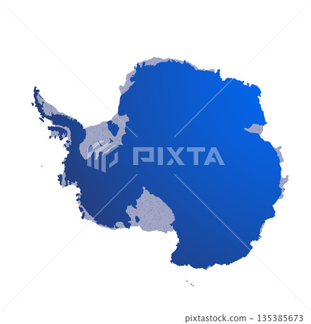 Map of Antarctica, sign silhouette. World Map Globe. Vector Illustration isolated on transparent background. Antarctic continent Map of Antarctica, sign silhouette. World Map Globe. Vector Illustration isolated on transparent background. Antarctic continent 135385673