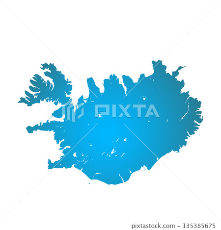 Map of Iceland, sign silhouette. World Map Globe. Vector Illustration isolated on transparent background. Europe continent Map of Iceland, sign silhouette. World Map Globe. Vector Illustration isolated on transparent background. Europe continent 135385675