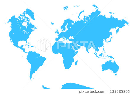 World Map, sign silhouette. World Map Globe. Vector Illustration isolated on transparent background World Map, sign silhouette. World Map Globe. Vector Illustration isolated on transparent background 135385805
