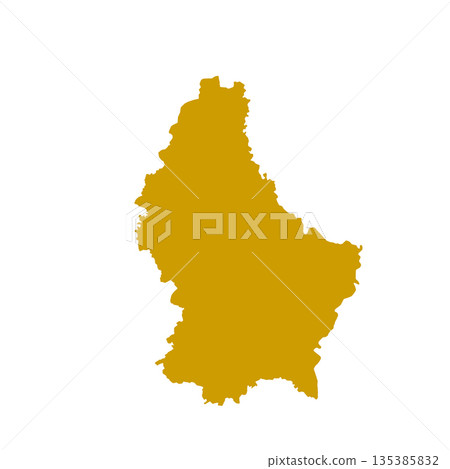 Map of Luxembourg, sign silhouette. World Map Globe. Vector Illustration isolated on white background. Europe continent Map of Luxembourg, sign silhouette. World Map Globe. Vector Illustration isolated on white background. Europe continent 135385832