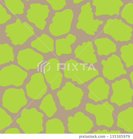 Abstract modern giraffe seamless pattern. Animals trendy background. Colorful decorative vector stock illustration for print, card, postcard, fabric, textile. Modern ornament of stylized skin 135385979