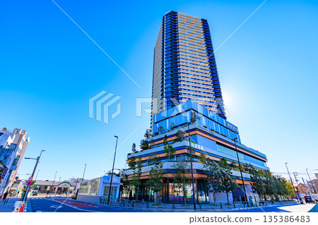 十條塔，位於東京北區十條車站前的塔樓公寓 135386483