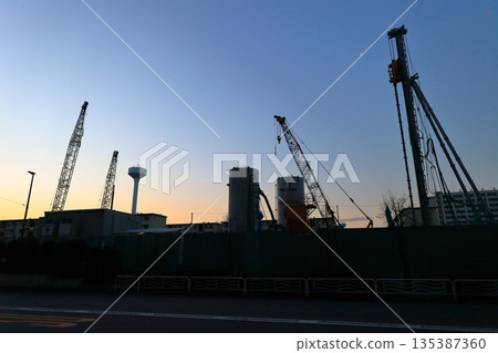 工地（樁基工程）圖片 135387360