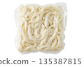 透明背景上的袋裝烏龍麵（png） 135387815