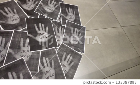 Stop War: Powerful Protest Art on Display Stop War: Powerful Protest Art on Display 135387895