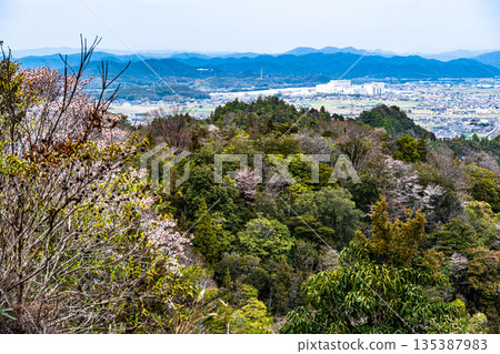 奧之細道阿爾卑斯山:從岡山縣瀨戶內市1號線看到的豐石城和煎町平原 奧之細道阿爾卑斯山:從岡山縣瀨戶內市1號線看到的豐石城和煎町平原 135387983