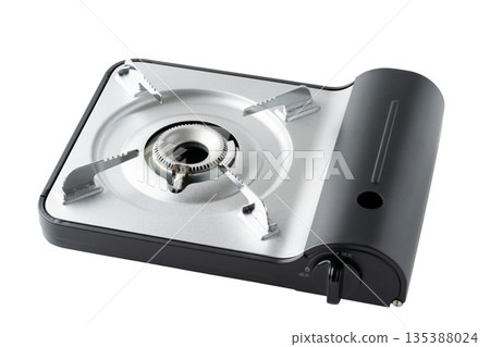 Portable stove on transparent background (png) 135388024