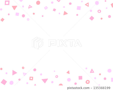 Pink cute pattern illustration background 135388199
