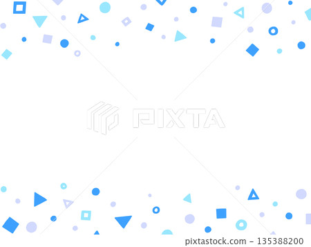 藍色可愛圖案插圖背景 135388200