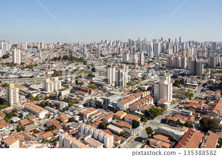 Urban landscape of the city of Sao Paulo. 135388582