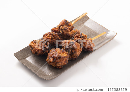 Black Fried Chicken Stick (Miso) Black Fried Chicken Stick (Miso) 135388859