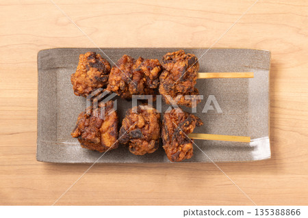 Black Fried Chicken Stick (Miso) 135388866