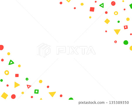 色彩繽紛的可愛圖案插圖背景 135389350