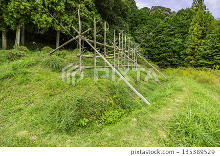 Shitarahara Battlefield Horse-proof Fence Shinshiro City, Aichi Prefecture 135389529
