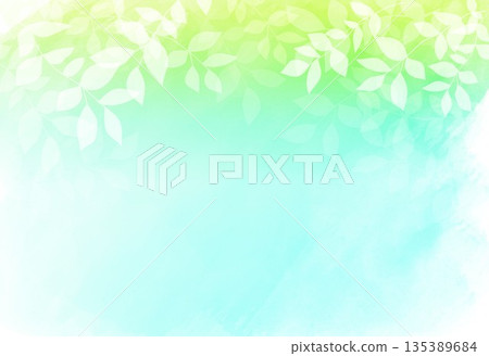 Watercolor abstract background yellow-green and fresh green Watercolor abstract background yellow-green and fresh green 135389684