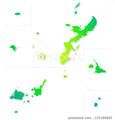 Okinawa Prefecture Map 135389865